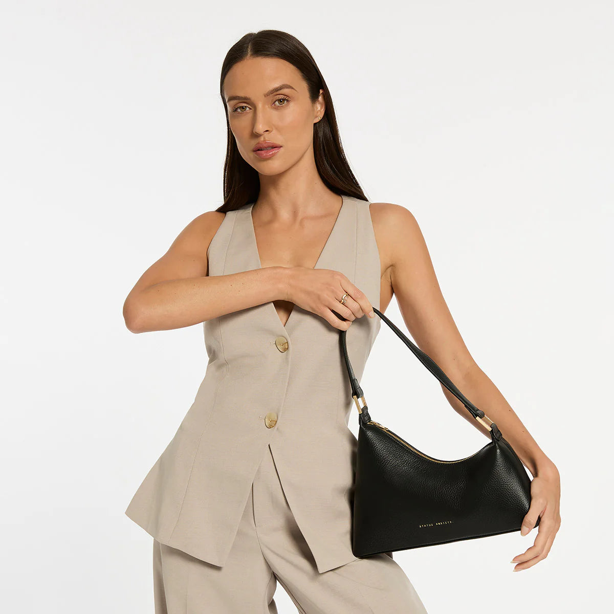 Reverie Bag - Black/Brushed Gold