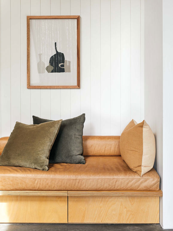 Cotton Velvet Cushion Cover - Sage