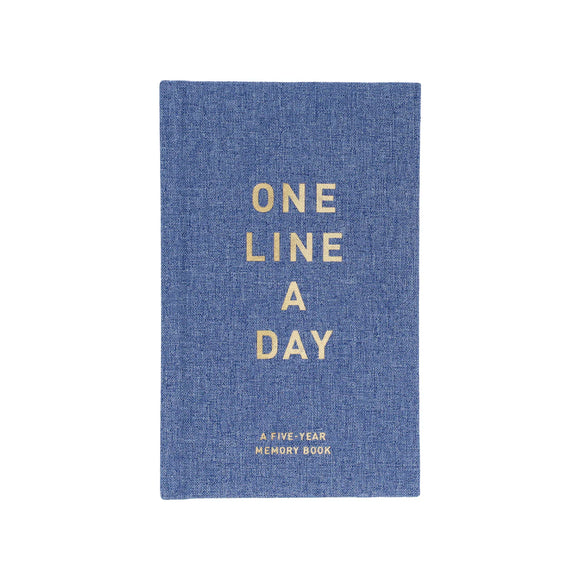 Denim One Line a Day Journal: A Five-Year Memory Book