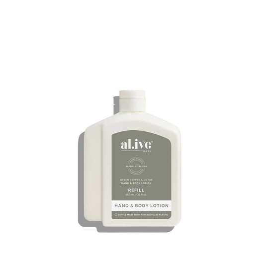 650ml Lotion Refill - Green Pepper & Lotus