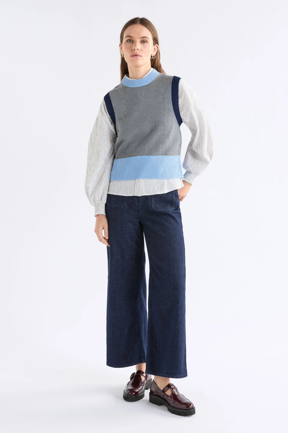 Bolsa Knit Vest - GREY MARLE