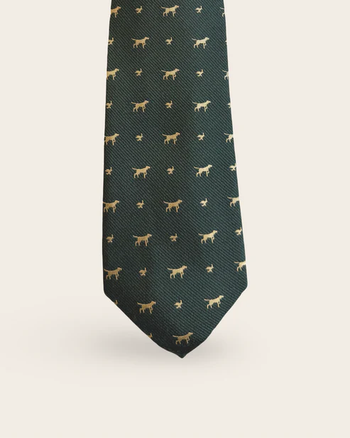 Hound & Hare neck tie - Green