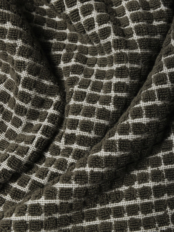 Nero Cotton bath towel range - Ivy/Cream