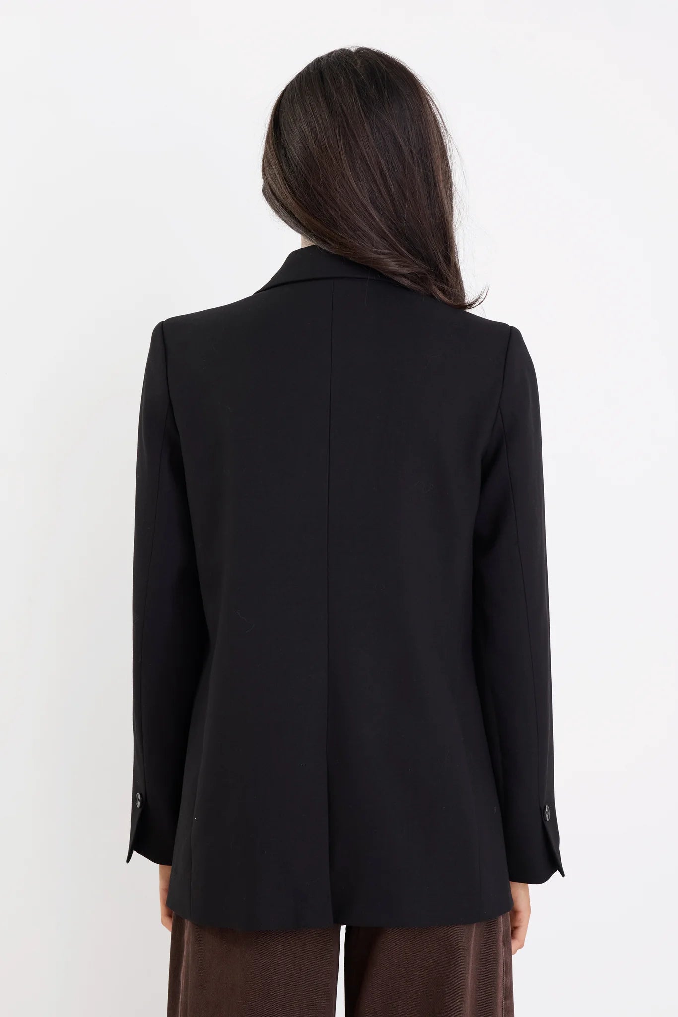 Diploma Black Two Button Vent Sleeve Blazer