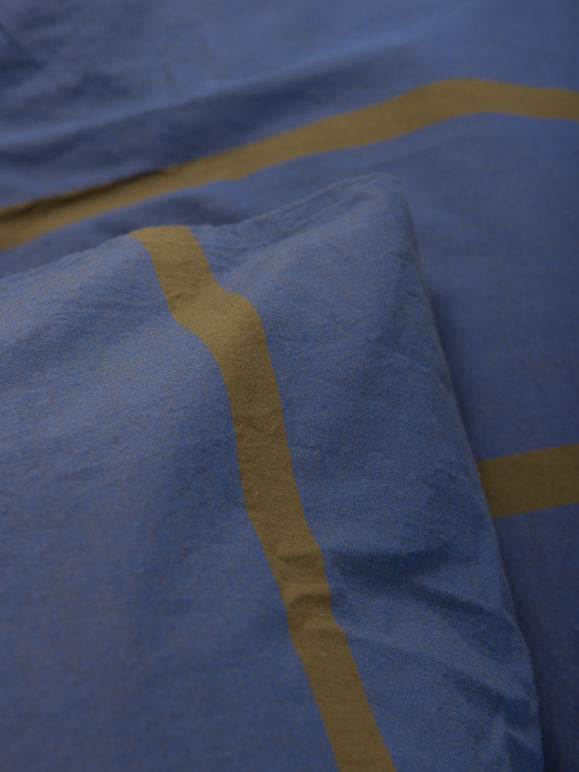 Duo Duvet Cover - Ivy/Aegean