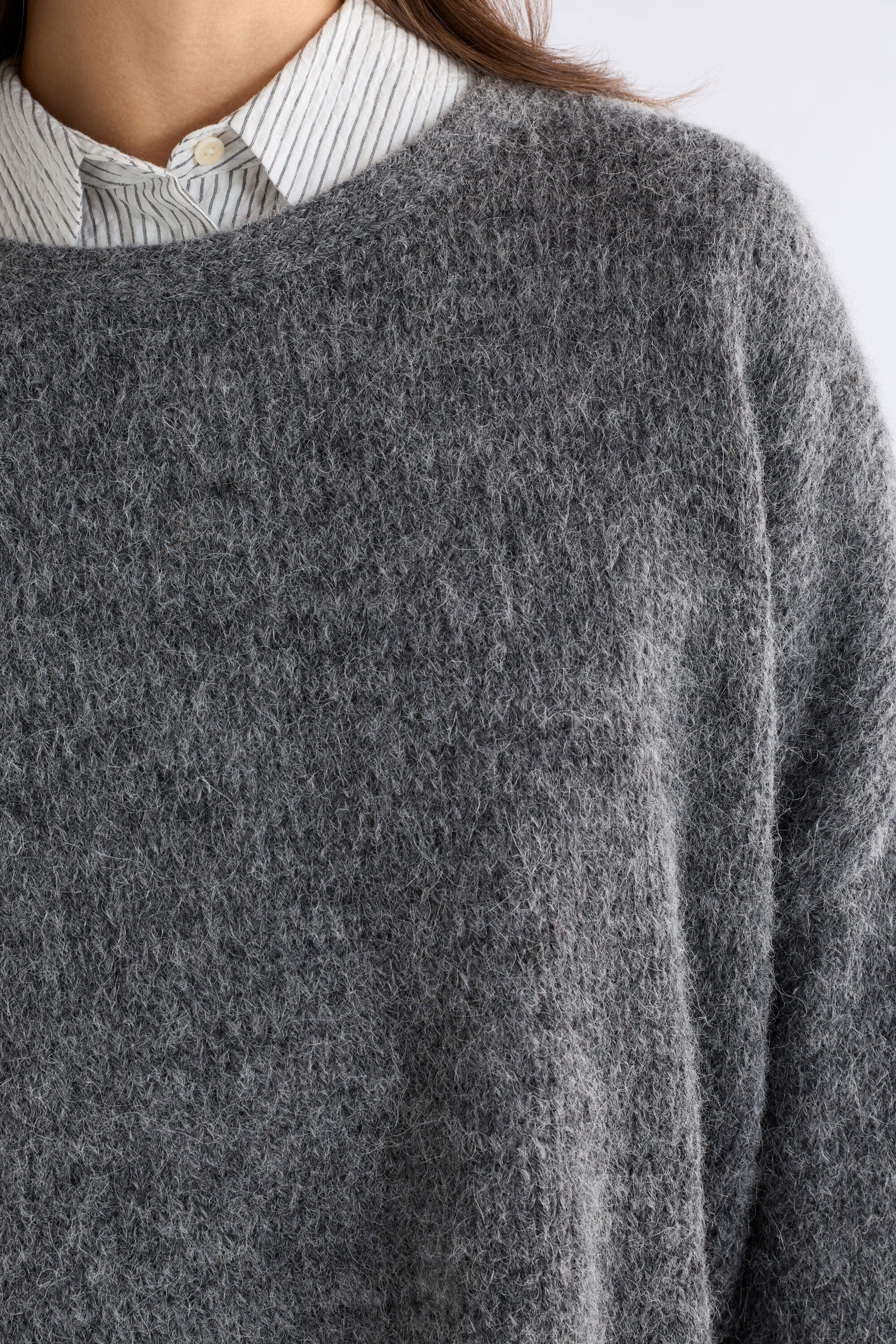 Agna Sweater Mid Grey Marle