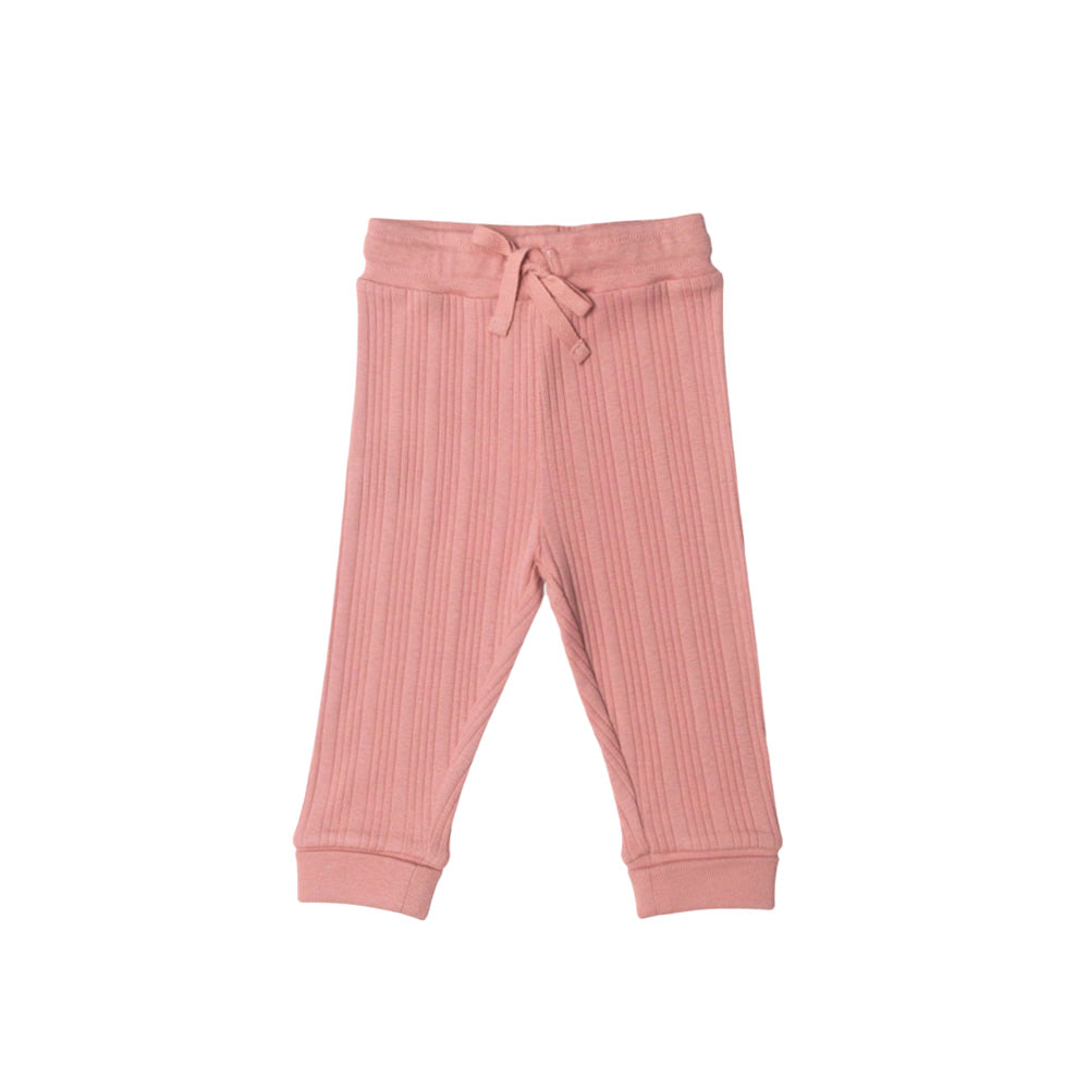 Woolbabe Merino/Organic Cotton Relaxed Pants - Daydream Collection - Dusk Marl