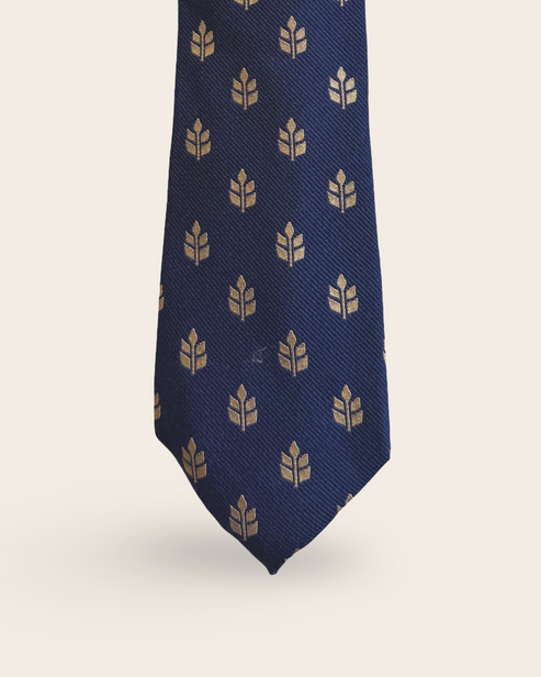 Wheat neck tie - Navy