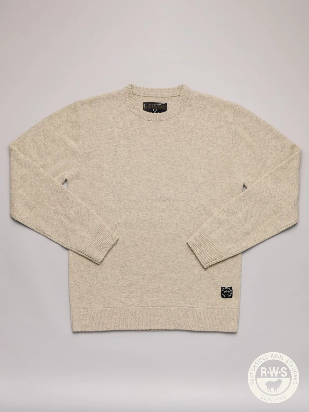 MERINO SEA CREW - GREY FEATHER
