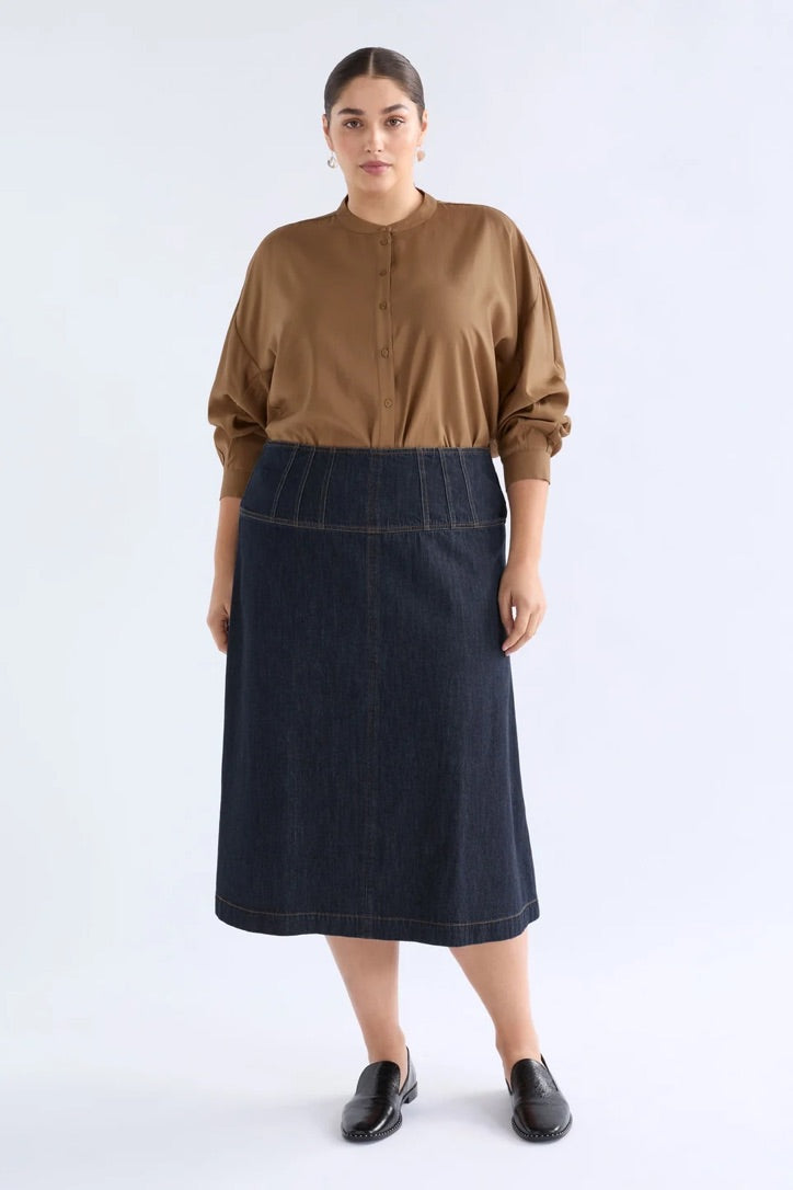Valor Skirt - DARK BLUE WASH