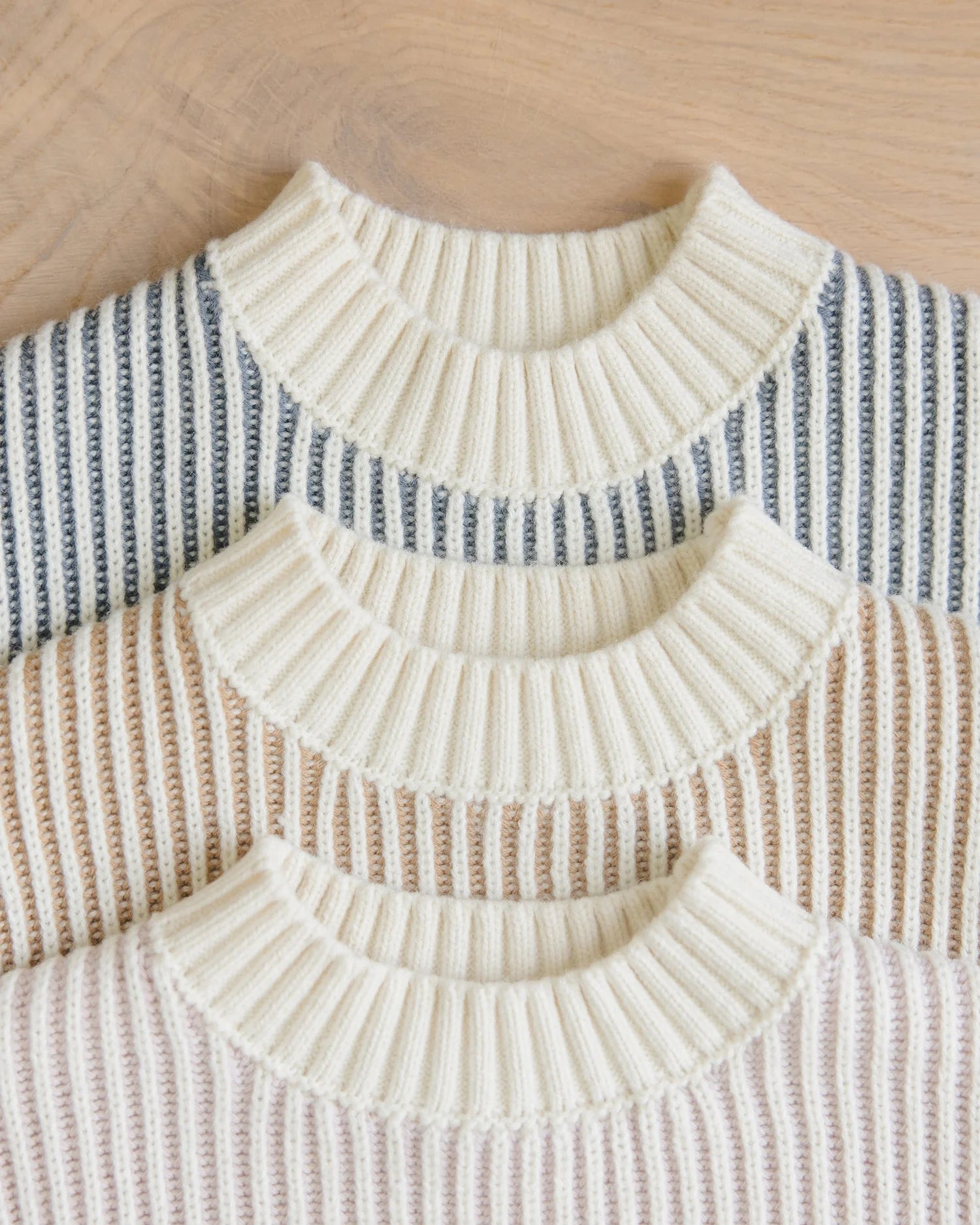Relaxed knit sweater - Ocean
