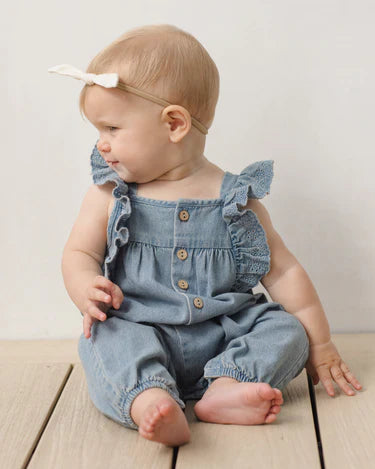 Nova Romper Lightweight Denim