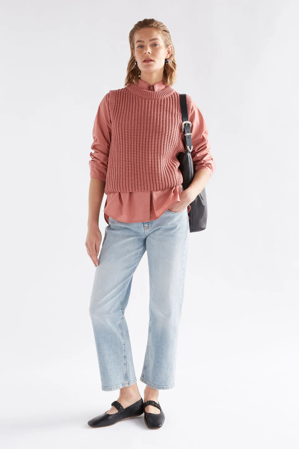 Arp Vest- CLAY PINK