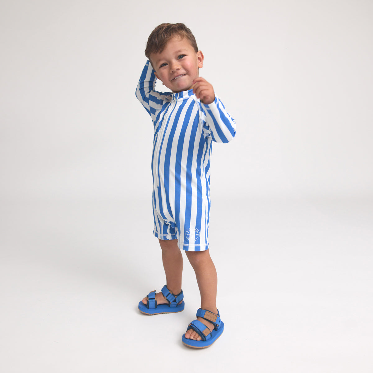 Baby Rash Suit - Deep Sea Stripe