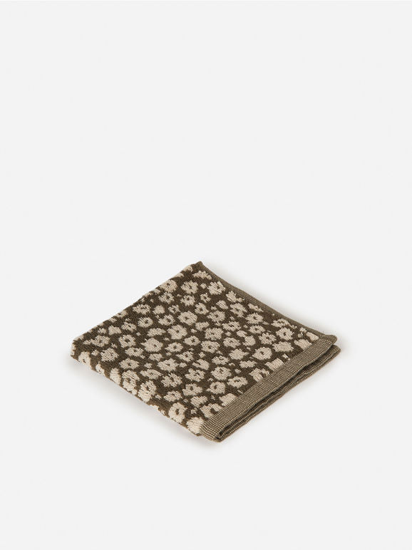 Forget Me Not Cotton Bath Towel Range - Ivy/Oat