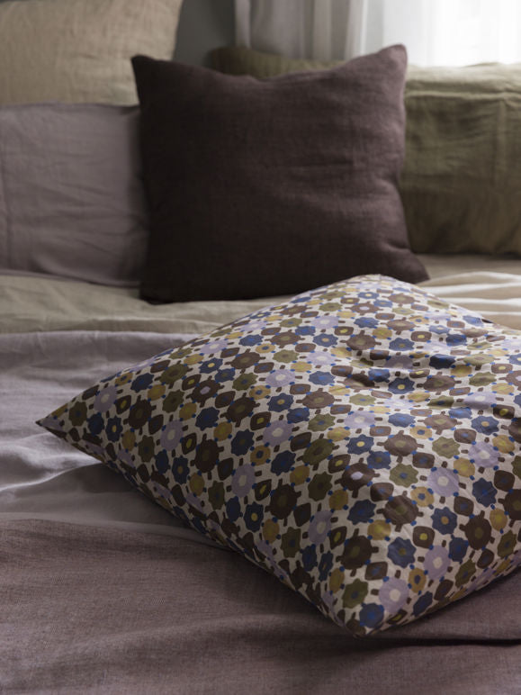 Lisbon Euro Pillowcase - Pansy/Multi