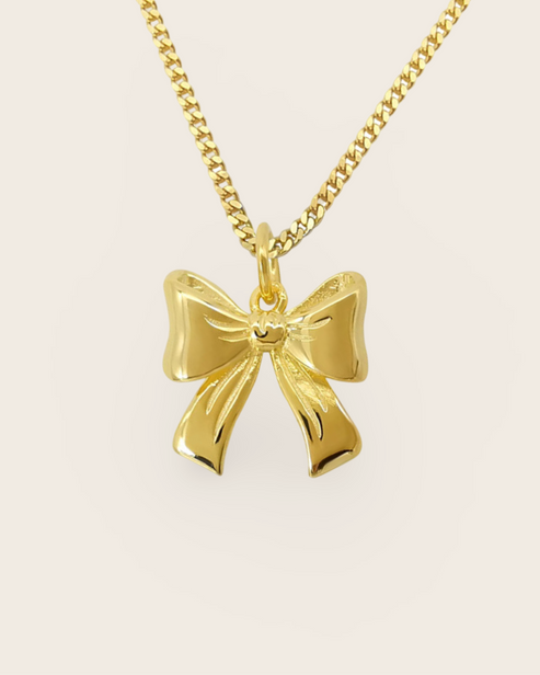 Heritage Bella Bow Necklace - Gold
