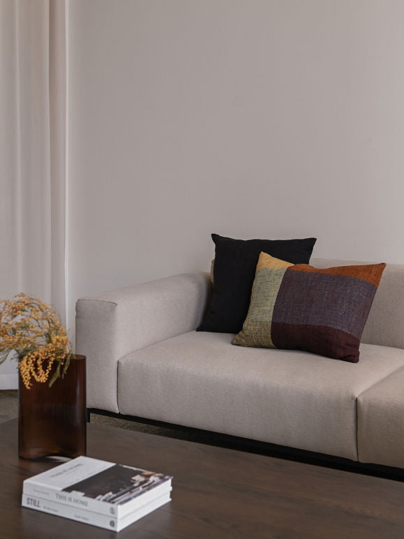 Miro Cushion Cover - Custard/Multi