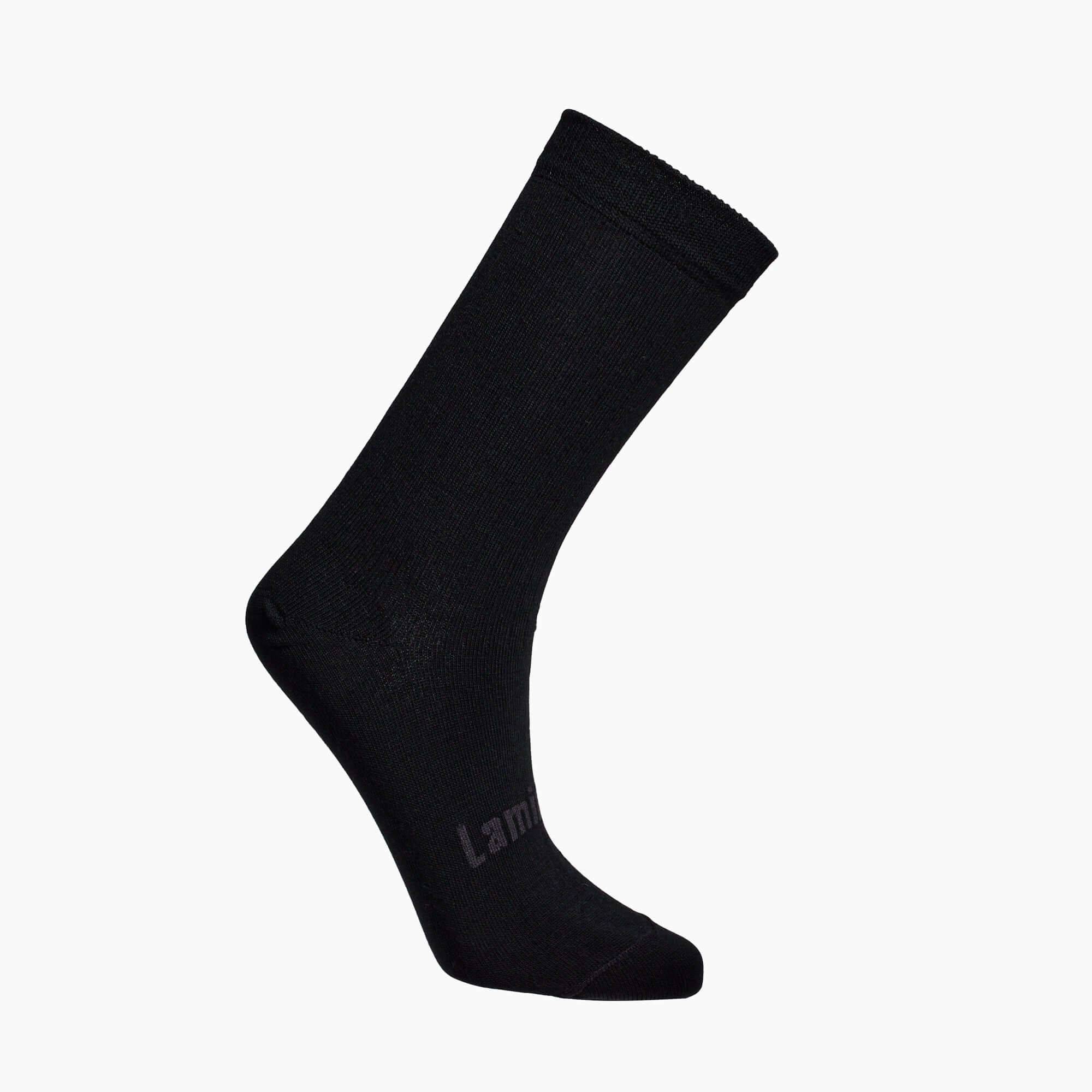Merino Wool Crew Socks | CHILD | Essential | Black