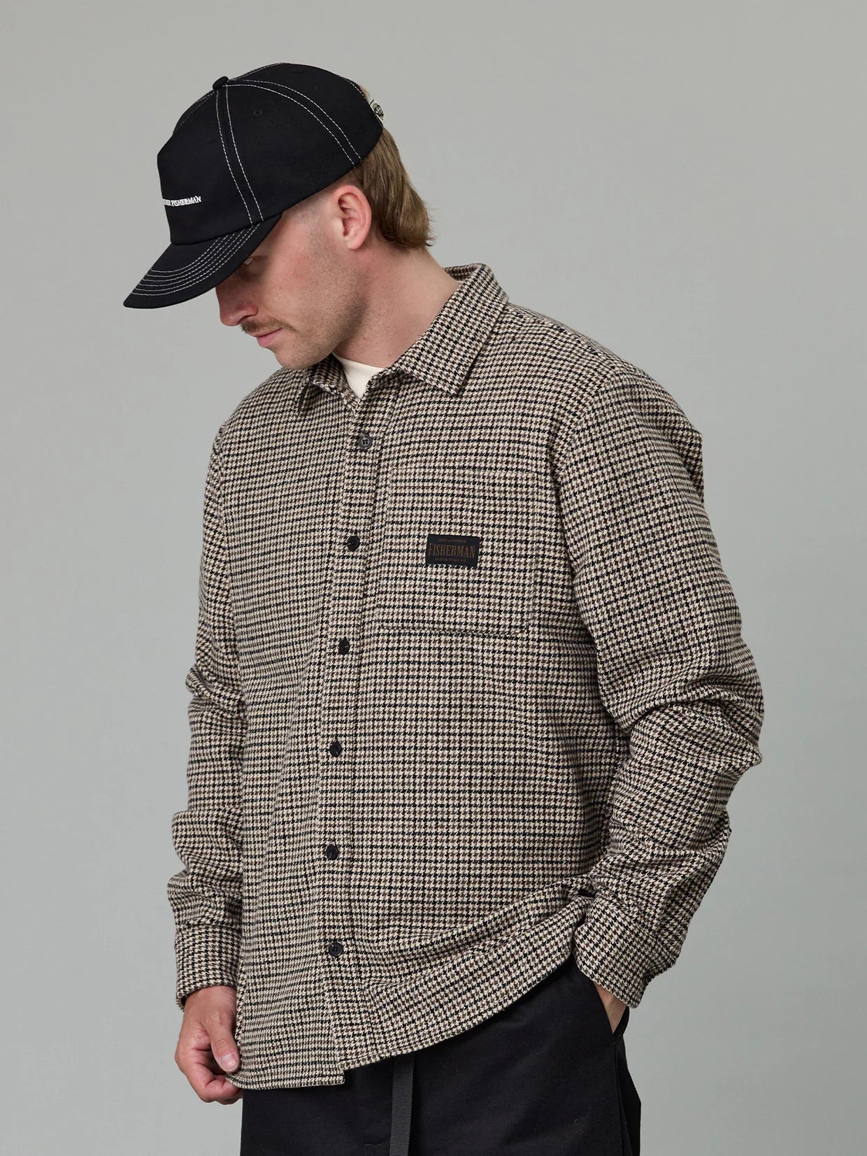 TOOTH OVER SHIRT - BROWN