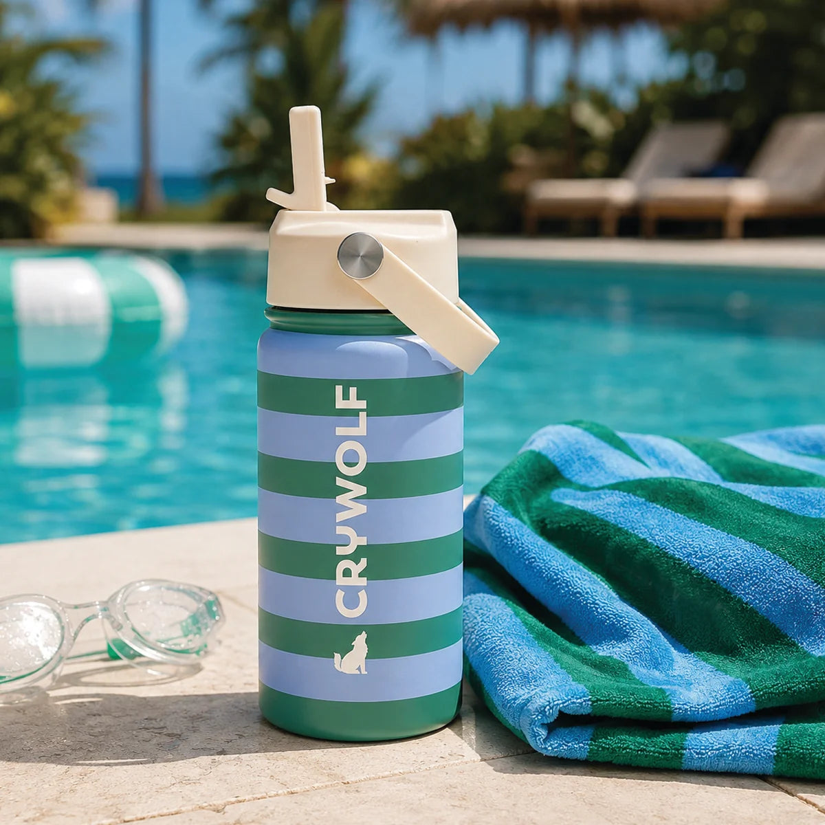 Drink Bottle - Deck stripe 400ml