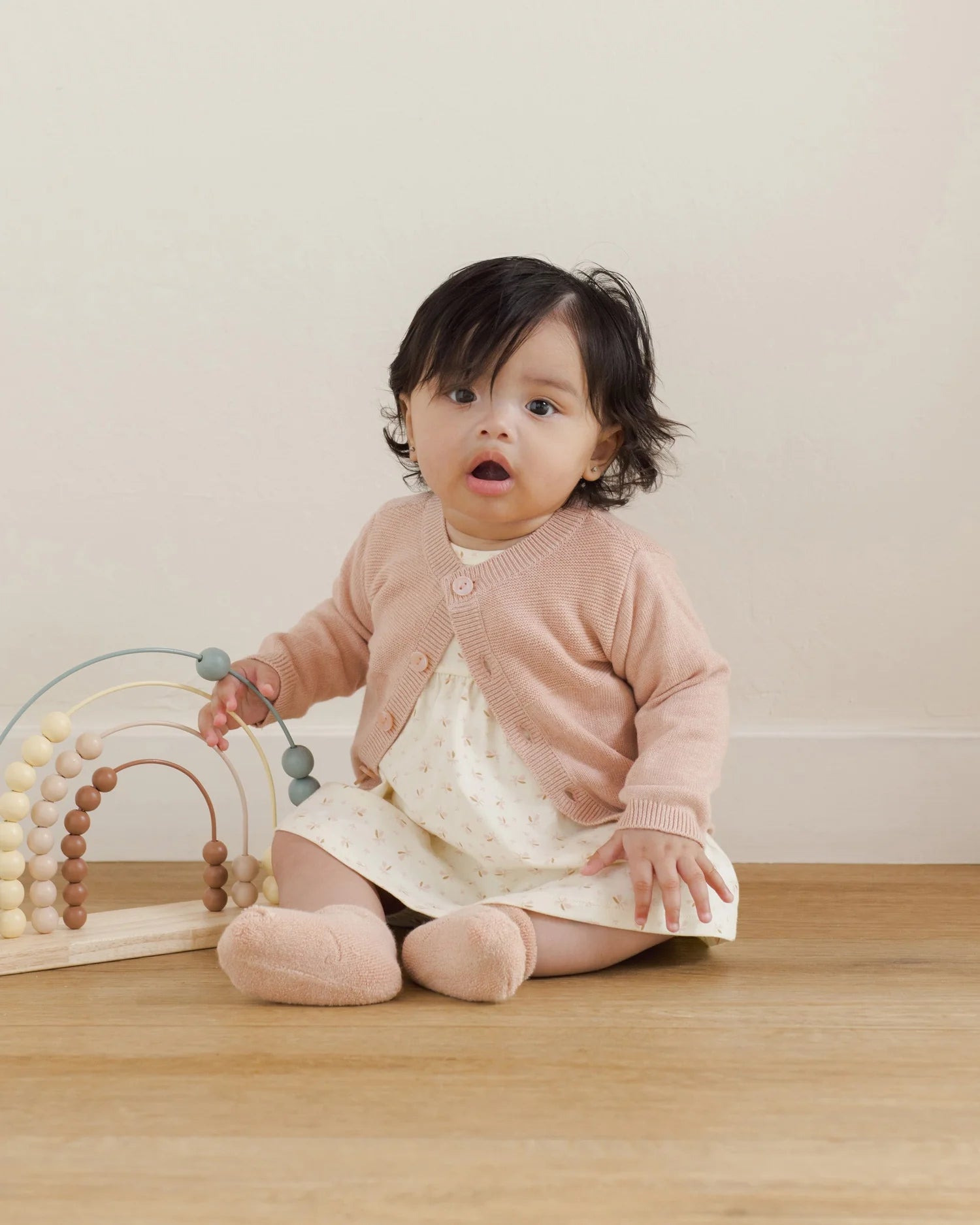 Longsleeve Baby Dress || Fleur