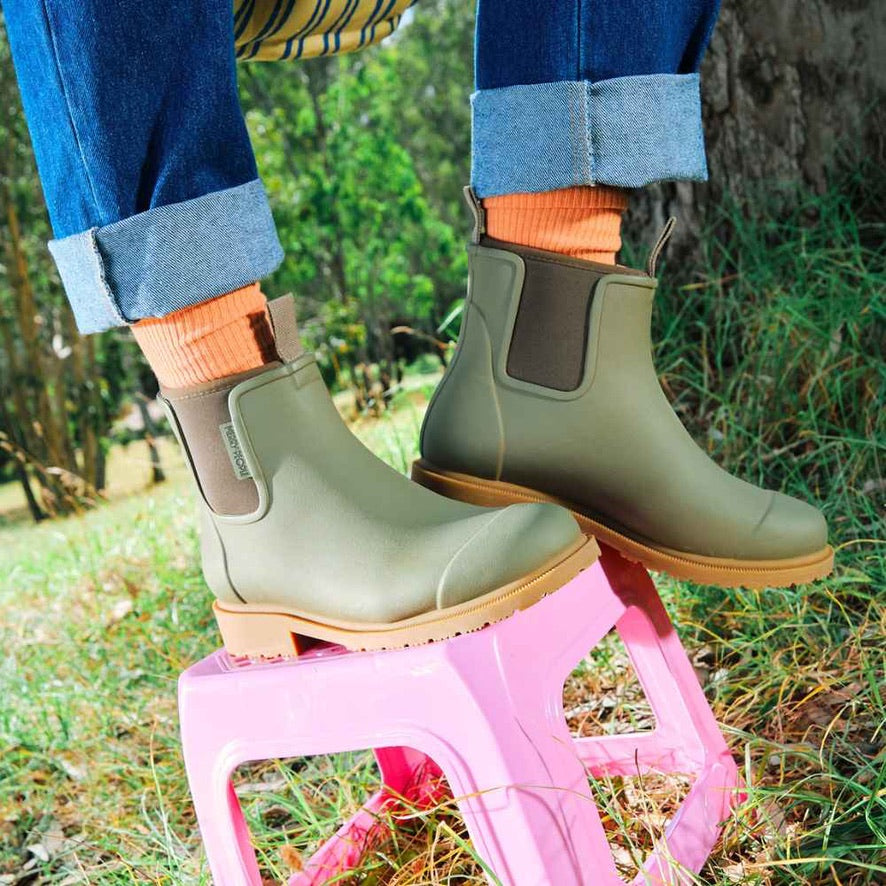 Bobbi Ankle Boot - Khaki Green