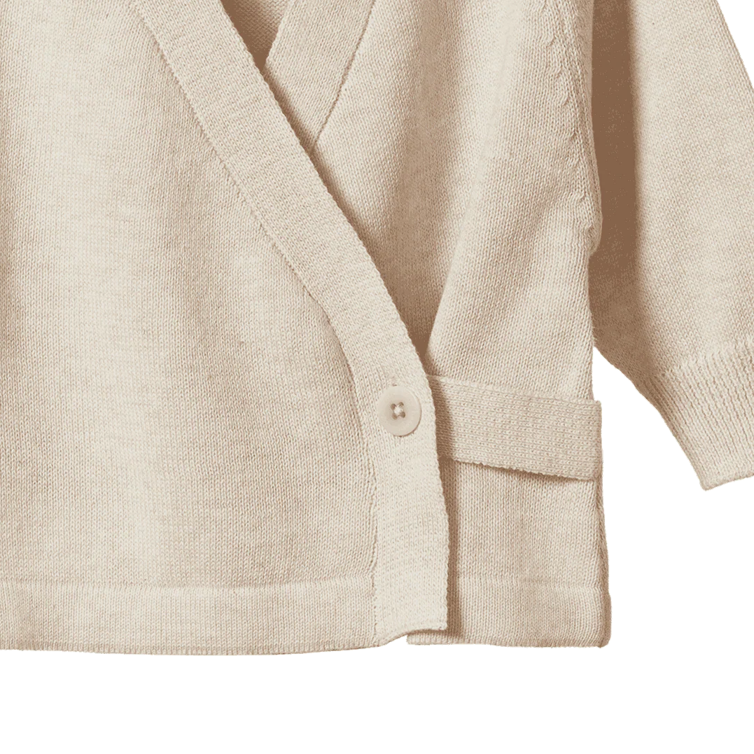 CECIL CARDIGAN, Oatmeal Marl