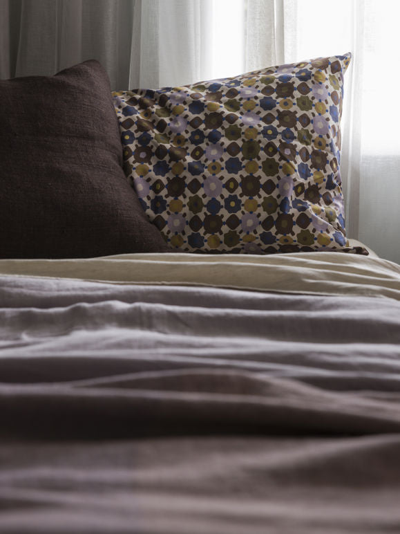 Lisbon Pillowcase Pair - Pansy/Multi