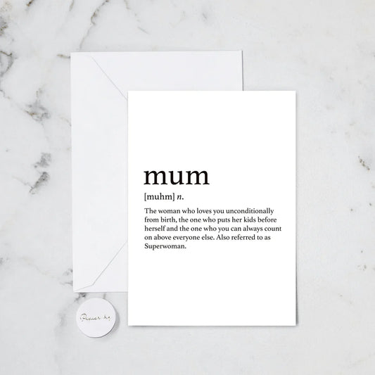 MUM GREETING CARD