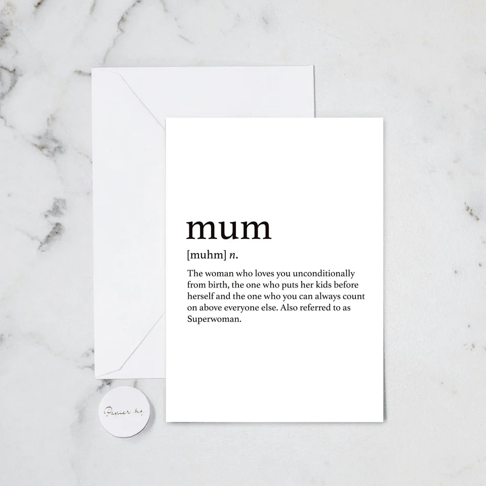 MUM GREETING CARD