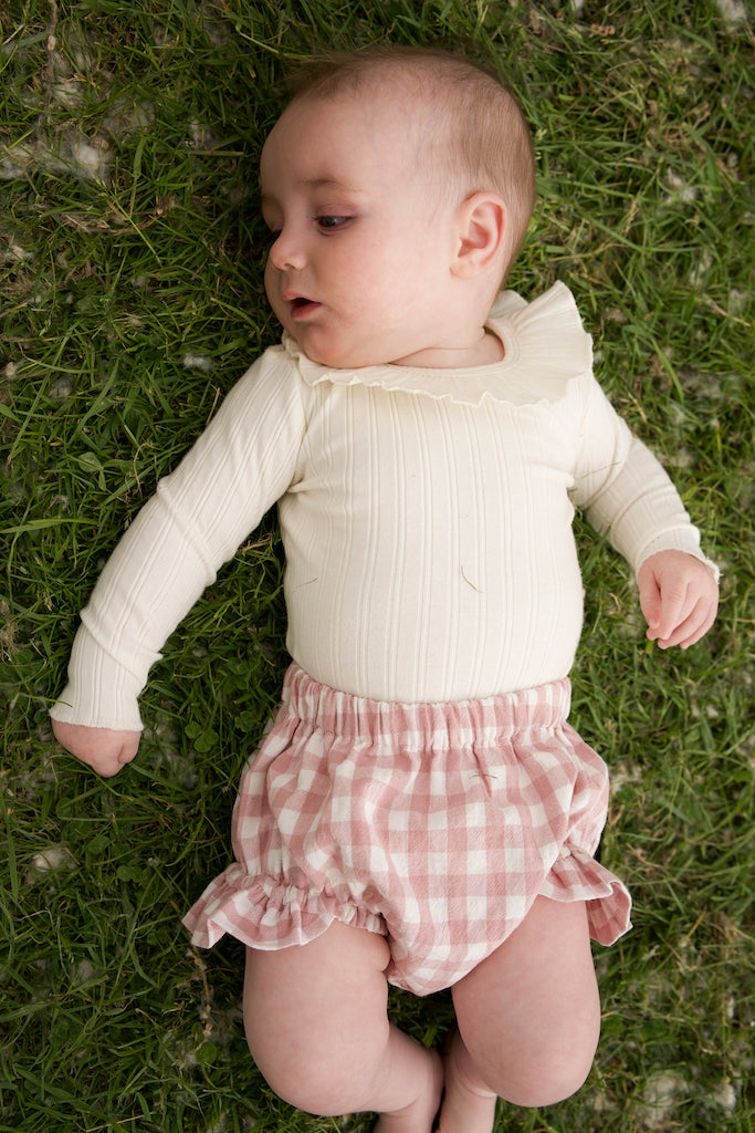Mila Bloomers - Blush Gingham