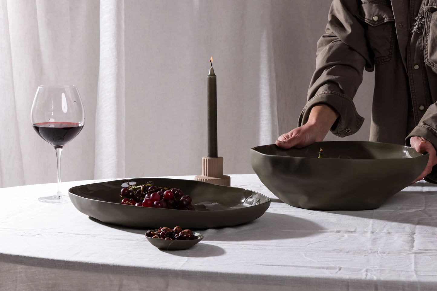 Haan Serving Bowl- Olive
