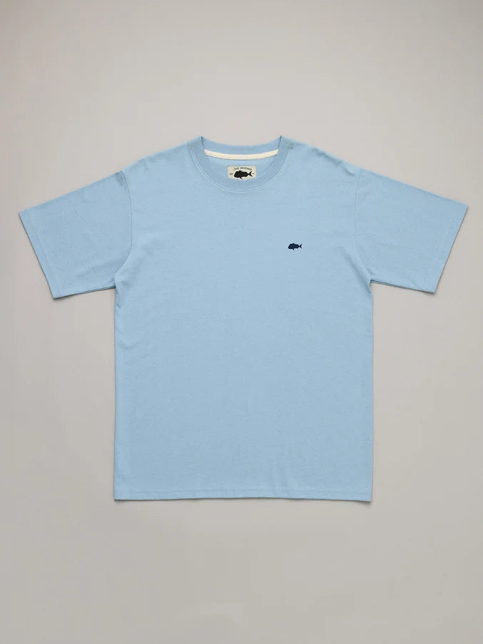 STAMP SEA TEE - WASHED BLUE