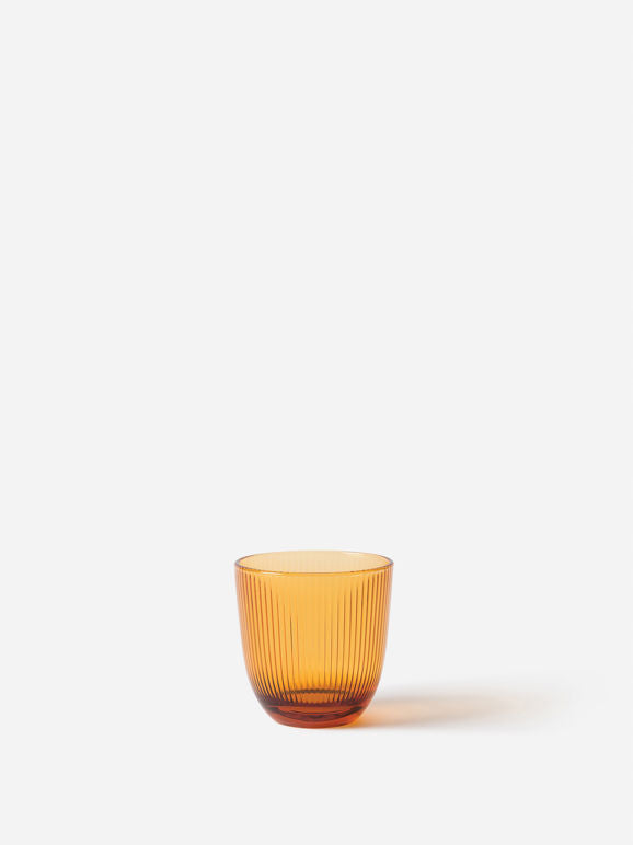 Rib Tumbler - Amber
