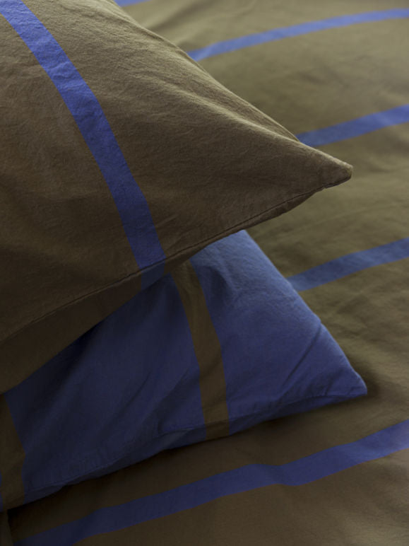 Duo Pillowcase Pair - Ivy/Aegean