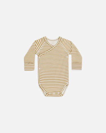 Side Snap Bodysuit || Honey Stripe