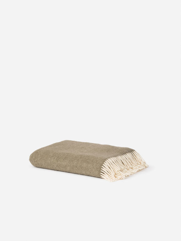 Wool Throw - Matcha
