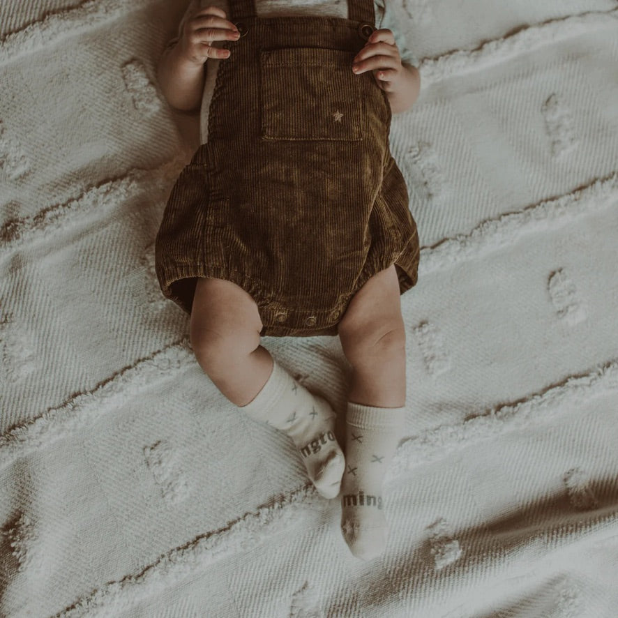Merino Wool Crew Socks | BABY | Fox