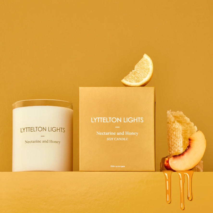 Nectarine & Honey Candle Medium