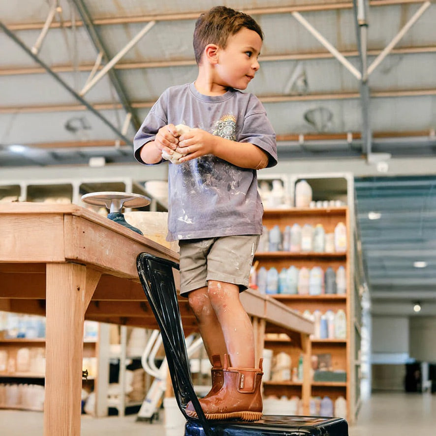 Bobbi Kids Gumboot - Rust