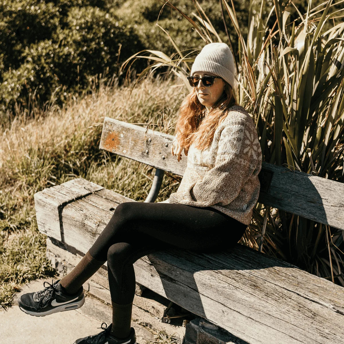 Merino Wool Crew Socks | WOMAN | Cacao