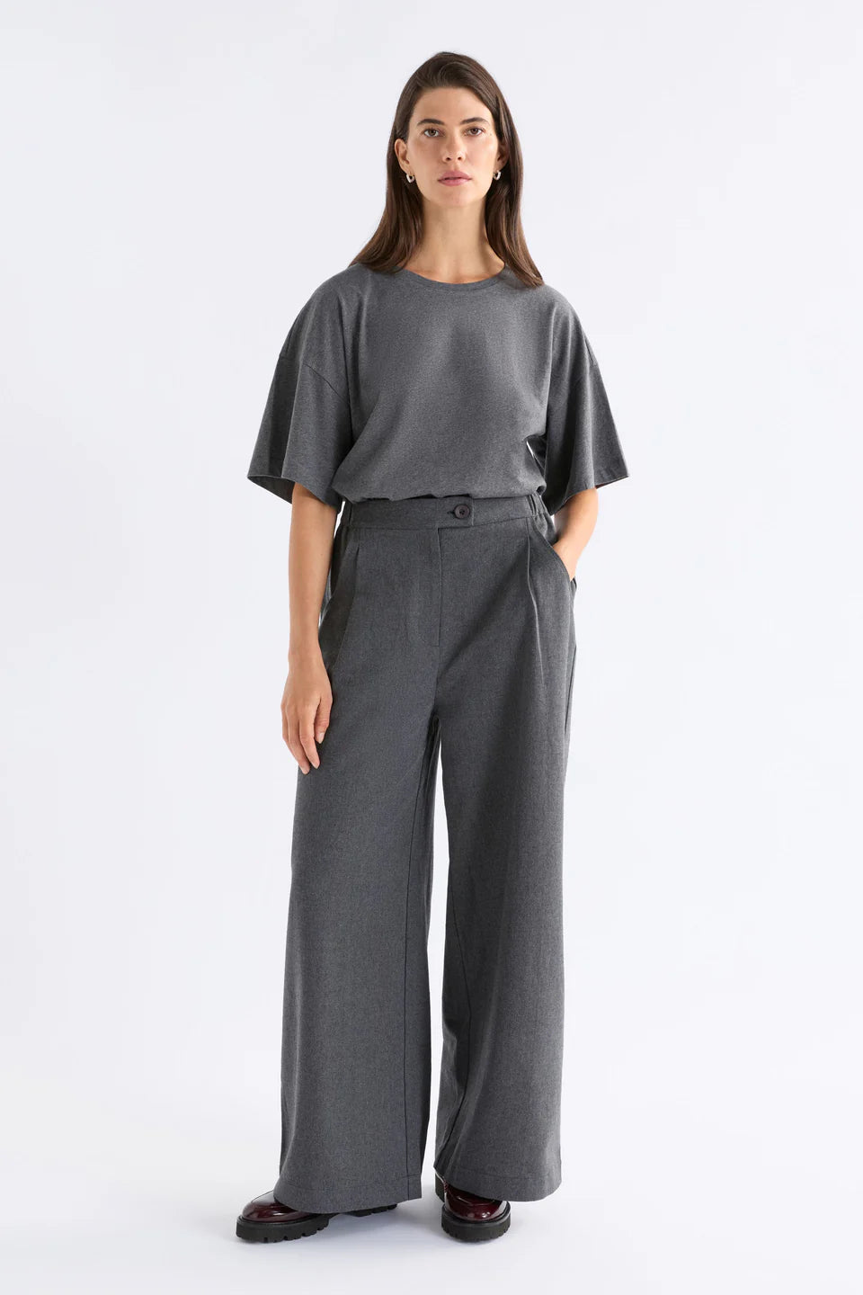 Kovaa Tee - CHARCOAL MARLE