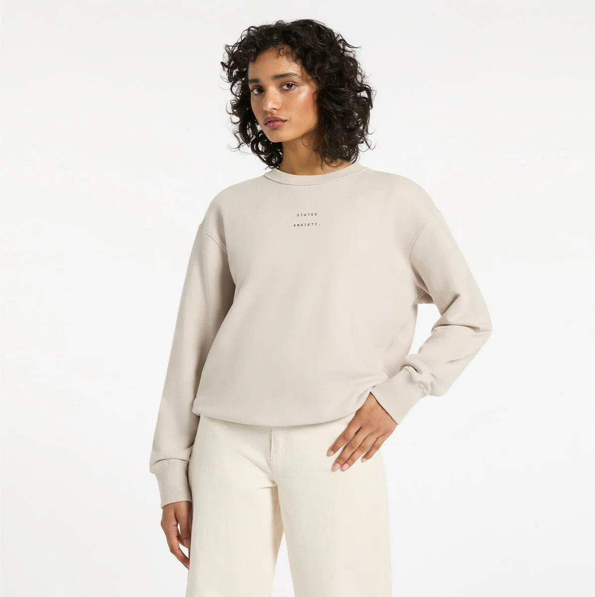 Could Be Nice Logo - Women's Classic Crew / Dove Grey