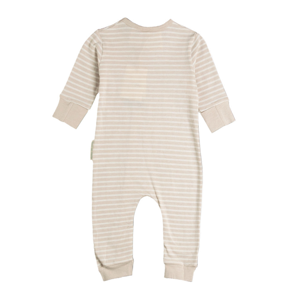 Merino/Organic Cotton PJ Suit - Dune