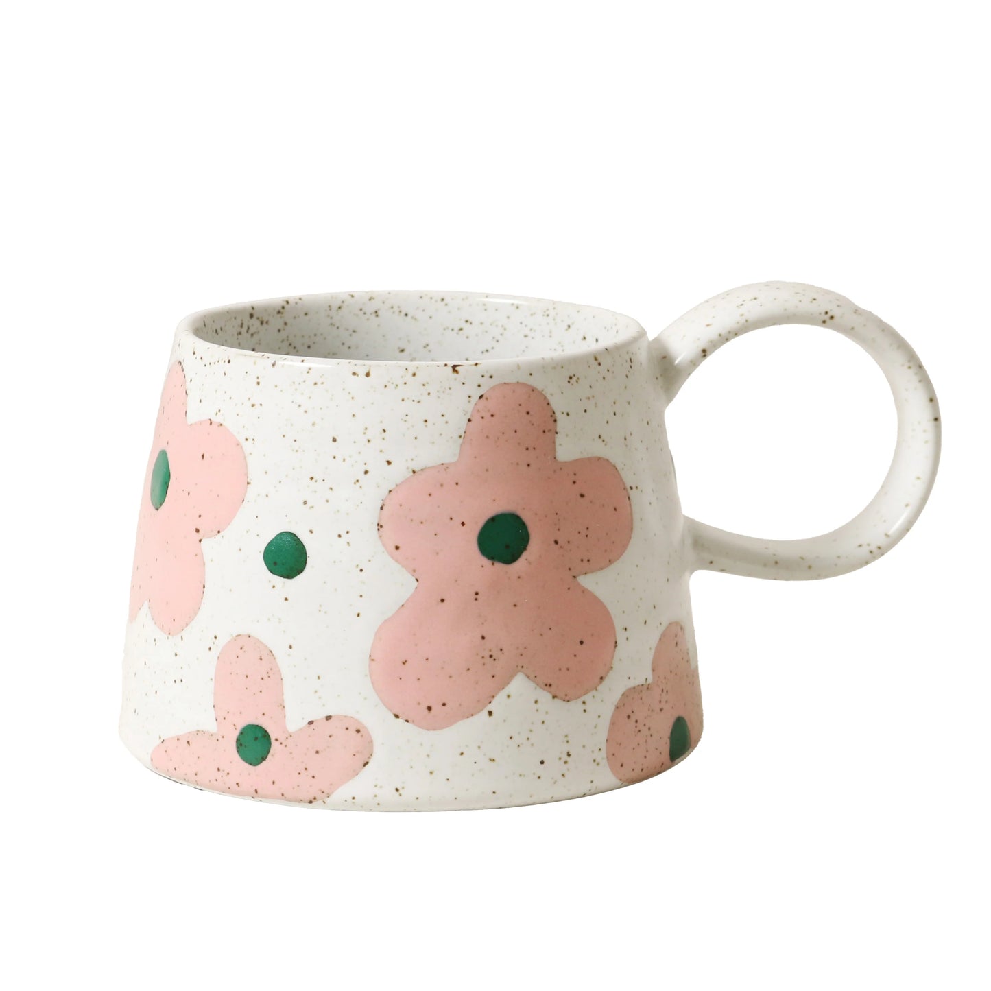Gracie Large Handled Mug - Flower Garden