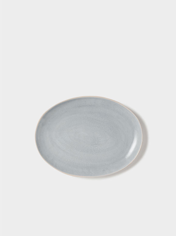 Finch Oval Platter - Grey/Natural