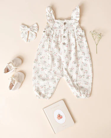 Nova Romper || Strawberries