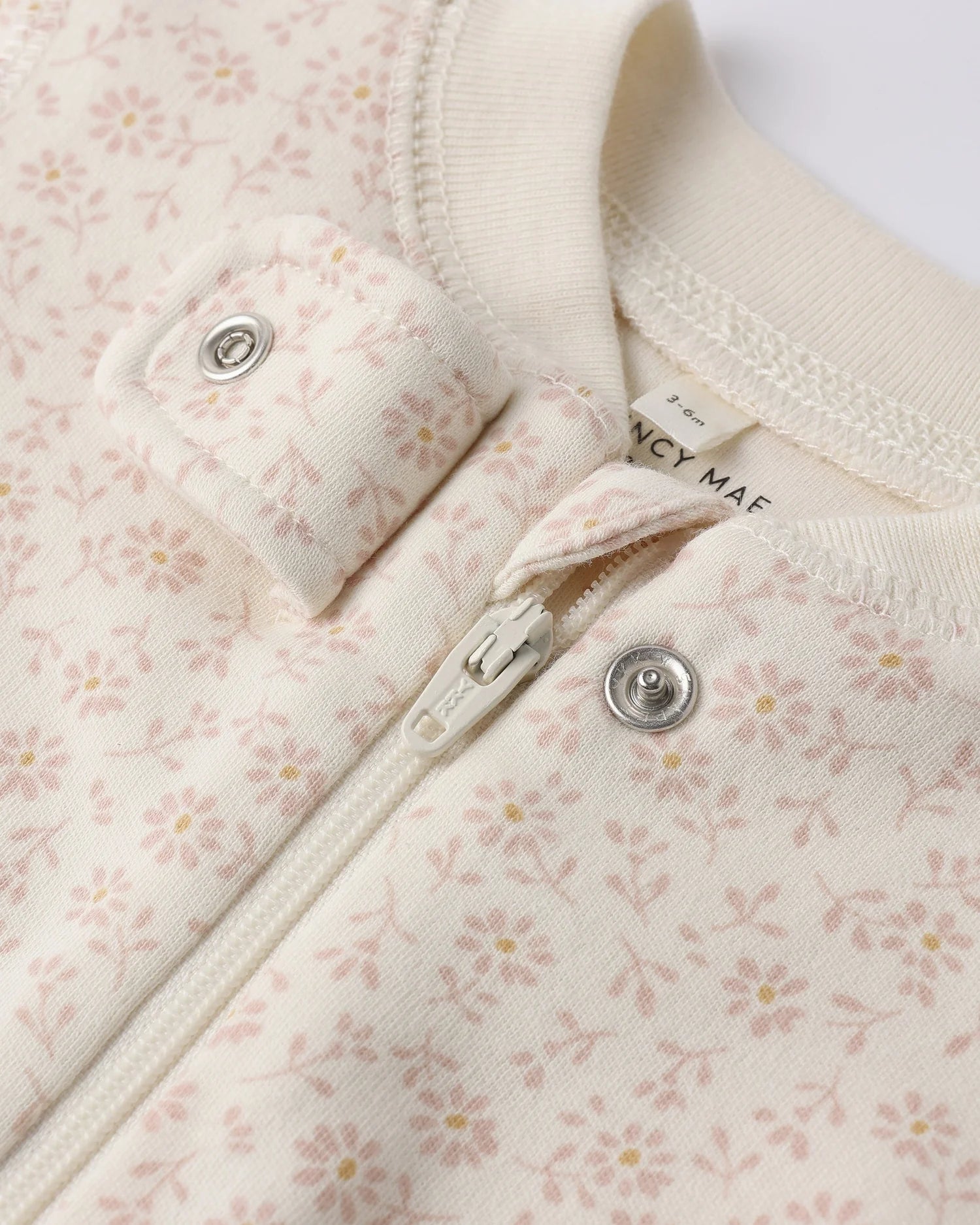 Zip Longsleeve Sleeper Footie - Ditsy