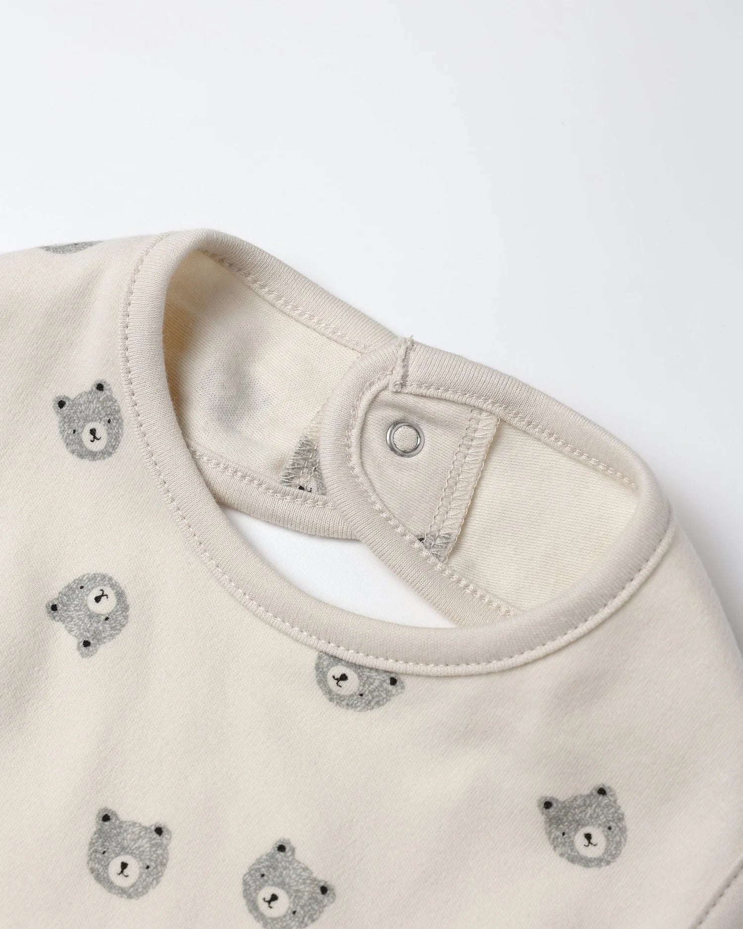 Jersey Snap Bib, 2 Pack || Bears, Steel Blue